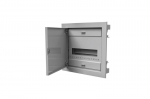 Distribution board flush 12+2 modules with metal doors and clamps (N+PE) IP40