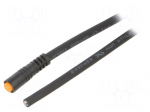 Cable: for sensors/automation | M8 | PIN: 4 | straight | 2m | plug | 60VDC
