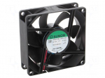 Fan: DC | axial | 12VDC | 80x80x25mm | 97m3/h | 44dBA | ball | 4500rpm