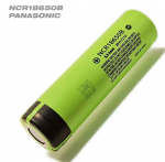 18650 aku NCR18650B Panasonic 3400mAh Li-Ion 3.7V t&uuml;hjendusvool 2C 6.8A NCR18650B