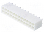 Connector: wire-board | socket | male | PIN: 24 | Mini-Fit Jr | straight