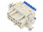 Connector: HDC | contact insert | female | 16A | 500V | Han&reg; ES Press