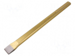 Cold chisel | flat | L: 350mm | Tipwidth: 27mm