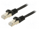 Patch cord | S/FTP | Cat: 6a | RJ45 plug,both sides | stranded | Cu | 10m