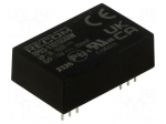 Converter: DC/DC | 3W | Uin: 36&divide;160VDC | Uout: 15VDC | Iout: 200mA | DIP24