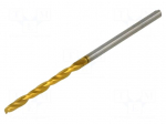 Drill bit | for metal | &Oslash;: 1.9mm | L: 46mm | Working part len: 22mm
