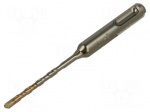 Drill bit | for concrete | &Oslash;: 4mm | L: 110mm | SDS-Plus&reg;