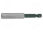 Holder | Socket size-inch: 1/4" | Kind of socket: hexagonal | 1/4"