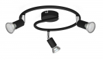 PHILIPS Limbali plate/spiral black 3x50W 230V gaismeklis