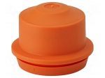 Grommet | elastomer thermoplastic TPE | orange | 8&divide;23mm | IP65,IP66