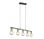 Trio-Lighting Vannes  5xE27 matt brass piekaramā lampa