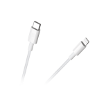 Nutitelefonide varuosad // Kaablid // Kabel USB typu C - Lightning REBEL 100 cm biały