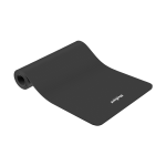 Spordiks ja aktiivseks puhkuseks // Spordikaubad ja varustus // Mata gimnastyczna do ćwiczeń joga, pilates, fitness, 183x61cm, grubość 6mm, materiał TPE, czarna, REBEL ACTIVE