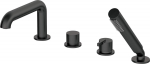 4-hole bathtub mixer with shower set