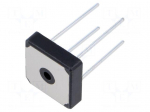 Bridge rectifier: single-phase | Urmax: 600V | Ufmax: 1.05V | If: 10A