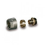 Kompresijas pievienojums G3/4EK 20x2mm TP99 PE-X c. Kompresijas pievienojums TP99 G3/4EK, daudzslāņu caurulēm