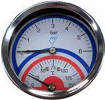 Thermomanometer WP T G1/2" 0-6/150*C