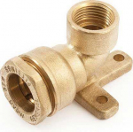 Wallplate female elbow &Oslash;25-3/4''