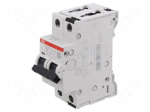Circuit breaker | 415VAC | Inom: 20A | Poles: 2 | Charact: C | 25kA | IP20