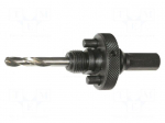 Hole saw adapter | Holder: hexagonal | 11mm