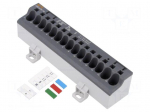 Splice terminal: distribution block | Entrelec | 1.5&divide;25mm2