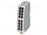 Switch Ethernet | unmanaged | Number of ports: 16 | 9&divide;32VDC | RJ45