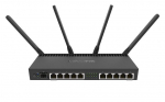Routers Mikrotik  RB4011iGS+5HacQ2HnD-IN 802.11ac, 10/100/1000 Mbit/s, Ethernet LAN (RJ-45) ports 10, Mesh Support No, MU-MiMO Yes, No mobile broadband, 1