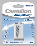 Other Computer Accessory Camelion  9V/6HR61, 200 mAh, AlwaysReady Rechargeable Batteries Ni-MH, 1 pc(s)