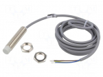 Sensor: inductive | Range: 0&divide;4mm | 20&divide;250VAC | OUT: 2-wire NO | M12