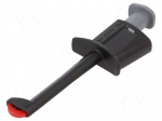 Clip-on probe | hook type | 20A | black | Grip capac: max.12.3mm | 1kV