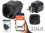 Uued tooted // 72-131# Inteligentne gniazdko sterowane wifi tuya v3 czarne wielopak