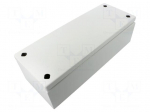 Enclosure: multipurpose | X: 150mm | Y: 400mm | Z: 120mm | KX | steel | IP66