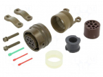 Connector: military | plug | female | PT/451 | 7.5A,13A | 600V | straight