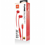 Wired headphones JBL  Tune 310C USB-C Red
