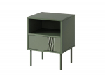 Cama Bedside table 2 pcs. TRESSE 44x40x53 matte green