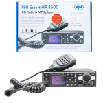 CB radio station and MP3 player PNI Escort HP 8500 ASQ includes headphones with microphone
