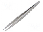 Tweezers | 120mm | for precision works | Type of tweezers: straight