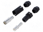 Connector: DC supply | plug | male + female | QS | 60A | 500V | PIN: 1