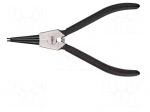 Pliers | for circlip | external | 10&divide;25mm | Pliers len: 150mm | &Oslash;: 1.3mm