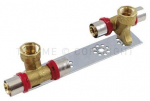 PE-X pres novirzīta sienas plāksne 16x1/2", taisna,100-110-150mm PE-X pres novirzīta sienas plāksne, taisna,100-110-150mm
