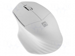 Mouse | white | USB A | wireless,optical | PnP,DPI change button