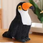 M&auml;nguala | PC | Konsoolid | Tarvikud // M&auml;nguasjad ja m&auml;ngud lastele // Pluszowy Ptak Tukan Pluszak Maskotka Przytulanka Biały 30cm
