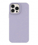 Back panel cover Eco Apple iPhone 14 Pro Max silicone degradable cover Purple