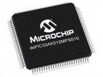 IC: dsPIC microcontroller | 512kB | 64kBRAM | TQFP100 | 3&divide;3.6VDC