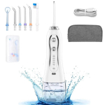 Riff RF-HF6 Portable Waterproof IPX7 Irrigator 3-modes / 7 nozzles / 1400mAh / 5W with bag