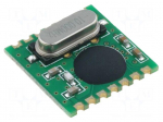 Module: RF | FM receiver | FSK | 868MHz | SPI | -109dBm | 2.2&divide;5.4VDC
