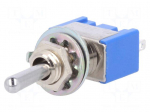 Switch: toggle | Pos: 2 | SPDT | ON-(ON) | 6A/125VAC | -10&divide;55&deg;C | 1kV