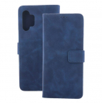 Book case iLike Samsung Galaxy A05s Smart Velvet case Navy Blue