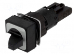 Switch: rotary | Stabl.pos: 1 | 16mm | white | Pos: 2 | Man.series: RMQ-16
