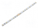 LED tape | white neutral | 3528 | LED/m: 60 | 8.5mm | white PCB | IP65